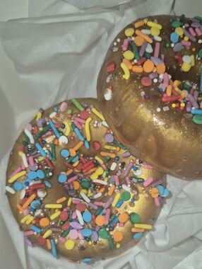 Donut Worry, Be Happy Handcrafted Shea Butter/Gkycerin Soap